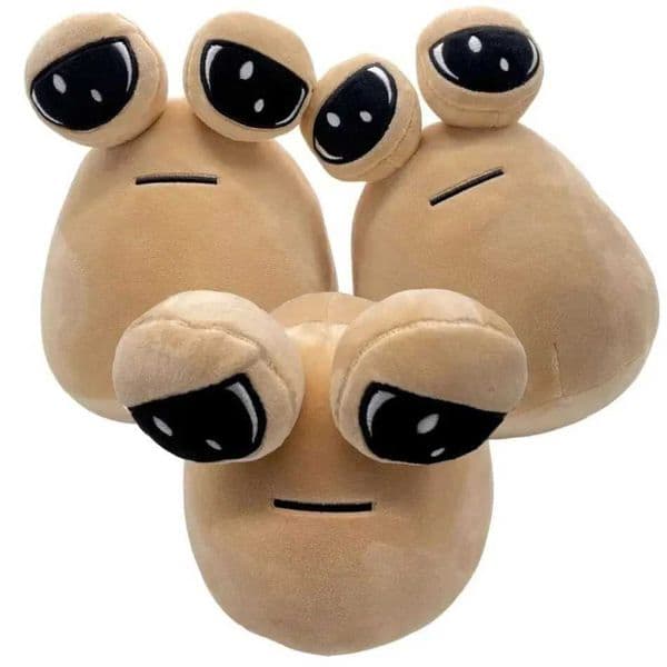 My Pet Alien Pou Plush Toys Anime Game The Maw Pou Doll Kawaii Soft Stuffed Pillow Children Birthday Xmas Gift Z250529