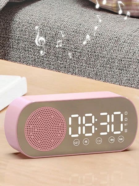 Wireless Bluetooth Ser Multi-functional Loud Subwoofer Clock Mini AI Smart Alarm Clock Ser 250526