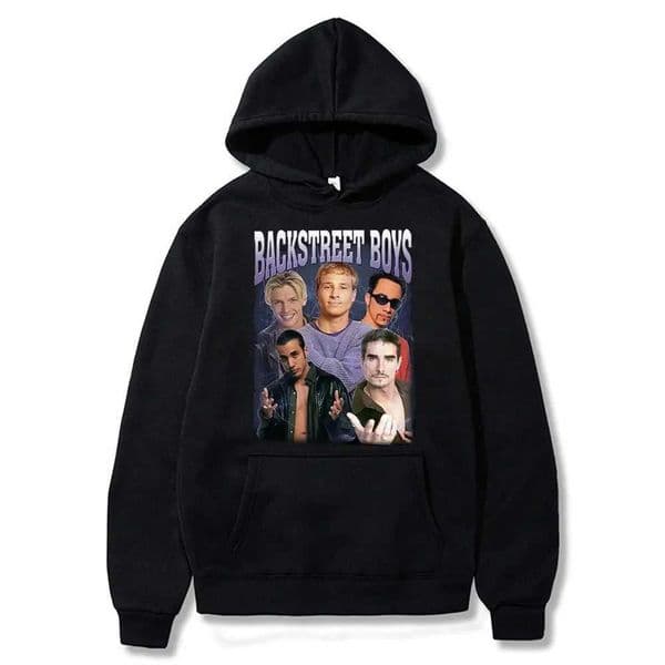 90s Classic Vintage Backstreet Boys Band Hoodie Men Women Hip Hop Rock Hooded Sweatshirts Oversized Streetwear TracksuitXJ250514