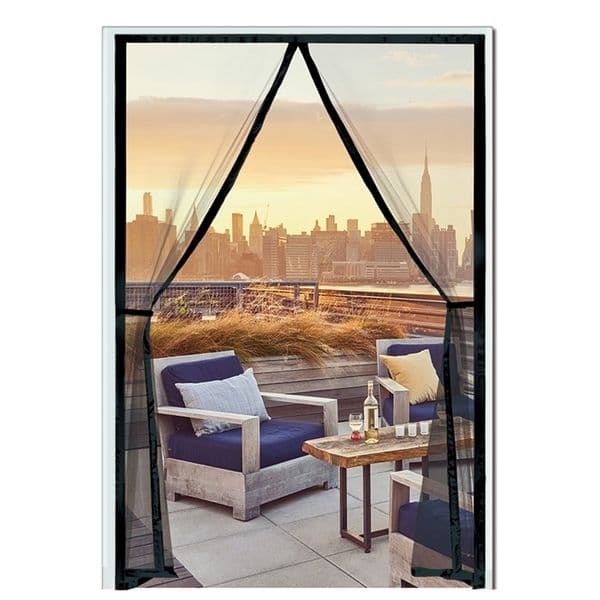 Magnetic Door Screen Custom Size Mosquito Net Curtain Fly Insect Automatic Closing Invisible Mesh For Kitchen indoor living room 250517CJ