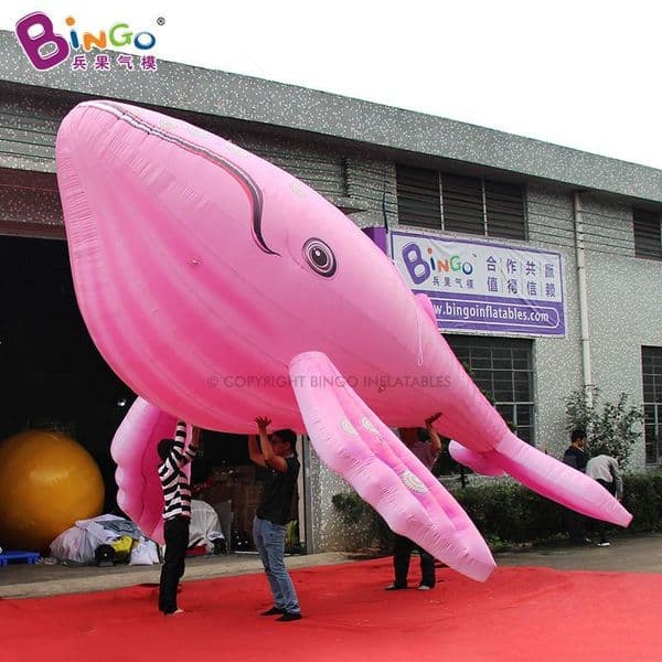 Customized Giant Inflatable Whale Balloons Inflation Ocean Animals Models For Outdoor Decoration Advertising Event Toys Sports With Blower