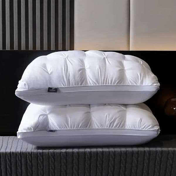 Luxurious 5Star el Quality Pillow 990g 20x30 Inches Deep Sleep Neck Support NonCollapse High Core For All Seasons 250529