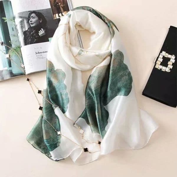 Summer thin outerwear printed long scarf --8566041