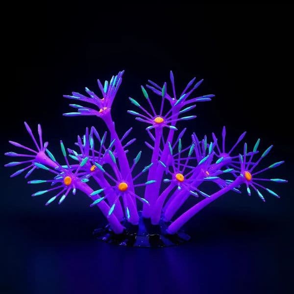 Luminous Aquarium Coral Plant Ornament Artificial Underwater Decoration Glowing Fish Tank Decor Aquatic Landscape Supplies 250530