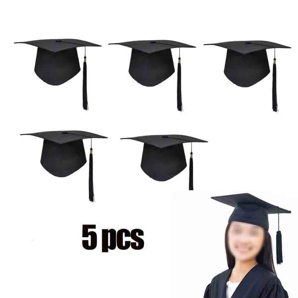 5pcs Academic Hat Acrylic Fibers Headwear Academy Souvenir Caps Cosplay Supplies Pendent Unisex Graduation Hat master 250526