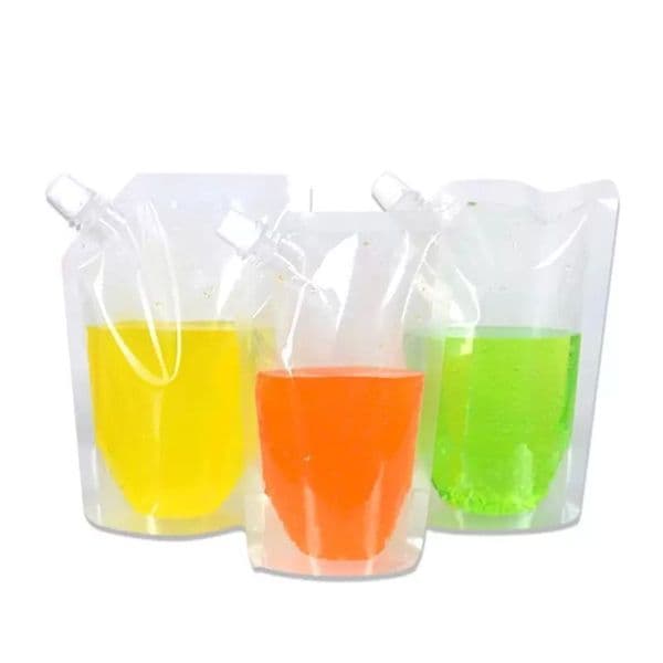 1000ml/500ml/420ml/250ml Stand-up Plastic Drink Packaging Bag Spout Pouch for Beverage Liquid Juice Milk Coffee Storage Bags 200 pcs