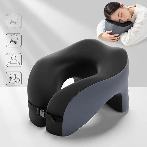 1pc Memory Foam U-shaped Pillow Travel Neck Pillow Sleeping Pillow Neck Pillow Portable Cervical Neck Support Pillow 251201