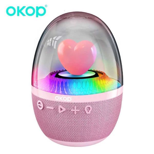 OKOP SpeakerDesktop Cool RGB Atmosphere Glazed LightWireless Card Speakers Video Subwoofer M60 M251201