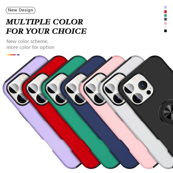Compatible luxury phone case with Apple 17 Pro Max Phone Case Magnetic Stand Ring Phone Protective Cover Hot Sale free shipping