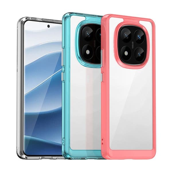 Acrylic Cases For Xiaomi 17T 17 15T 14T POCO C85 F8 X8 F7 M7 X7 Redmi 15A A7 A5 Turbo 5 14R 14C 15C K90 Note 15 14 Ultra Pro 4G 5G Shockproof Rugged Shield Phone Case Funda