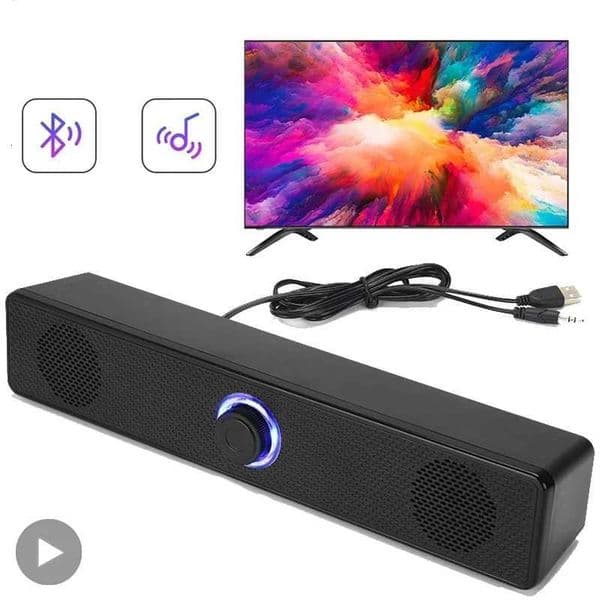 Soundbar Computer PC TV Laptop Desktop Wired Wireless Speaker Sound Box Bar Music Portable Caixa De Som Audio System M251201