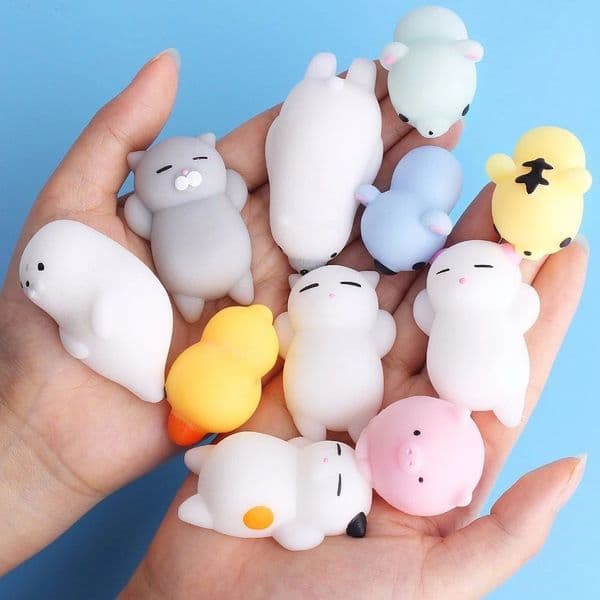 Random Squeeze Toy Lot Slow Rising Fidget Toy Cute Animal Hand Toy Stress Relief Desk Decoration Gift For Friends
