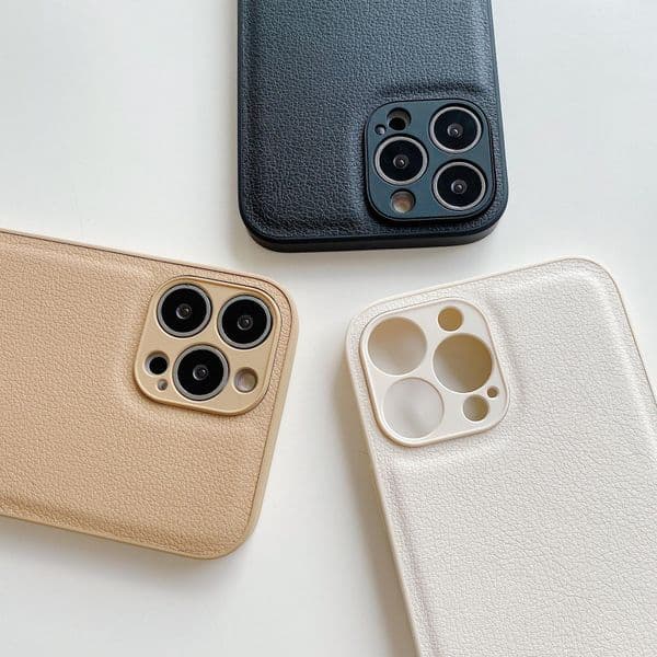 Solid Color Leather phone case Compatible with iPhone 13 Pro Max Phone Case 12 Apple 11 Silicone XR/X Full Coverage 14 15 free shipping