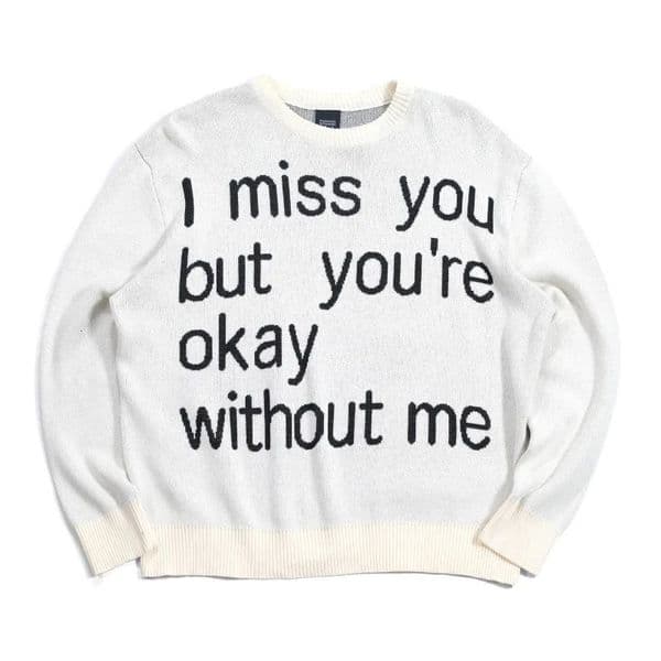 Trendy Brand Retro Casual Letter Oversized Sweater Men Y2K American Harajuku Hip-hop Rock High Street Vintage Loose Tops Women 230904