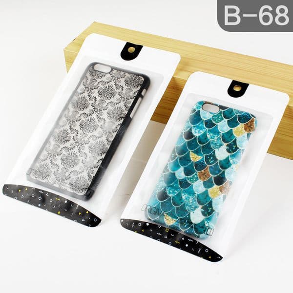 Wholesale 200pcs Universal Neutral Plastic White Color Zip Lock Packaging bag for iphone 14 15 16 Pro Max Plus Phone Case wj64