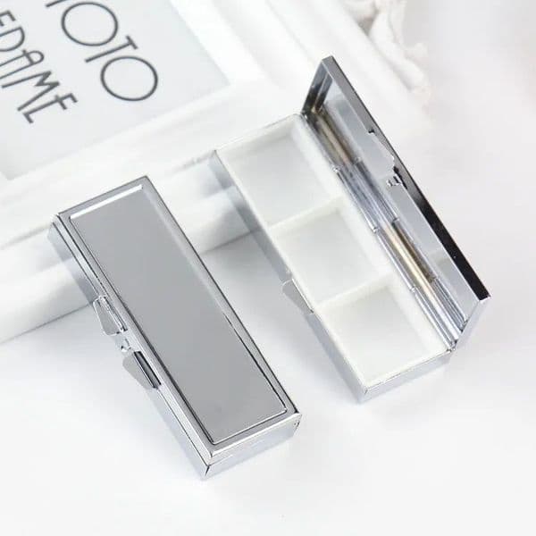 Travel Essential Pill Box Splitters Multiple Grid Folding Pills Case Container For Medicines Organizer Pill Boxes