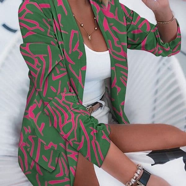 Women Blazer AntiPilling Suit Jacket Versatile Warm Stylish Button Placket Single Breasted Winter Formal Coat y251124BANJIA