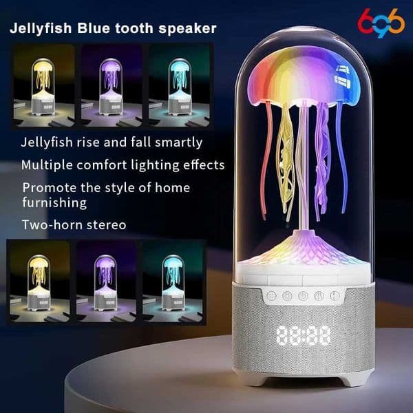696 Portable Colorful Jellyfish Blue Tooth Speaker 3D HiFi Stereo Music Sports Jellyfish Audio Support TF Card For Home Office M251201