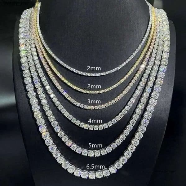 14k Designer necklaces for women fashion designer Pendant 18k Necklaces Hip Hop 925 Silver VVS Moissanite Diamond Necklace Jewelry tennis GRA chain 93