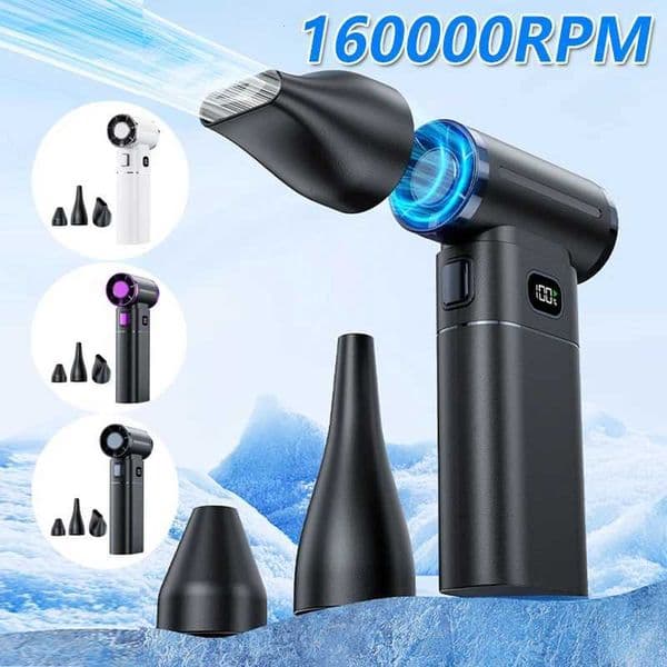 Violent Fan 160000RPM Powerf Air Blower Vacuum Dust Cleaner Type-C Charging Strong Winds 55m/s Bless Turbo Jet Blower Dry Y251202