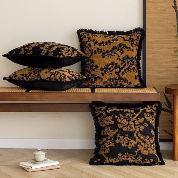30x50/45x45cm Sofa Throw Pillow Cover Chinese Classical Home Decoration Cushion Cover Living Room Bedroom Couch Pillowcase 251202