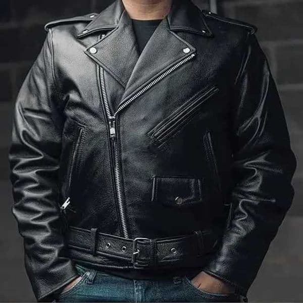 Locomotive Mens Leather Jackets Fashion Solid Casual Mens JacketsT251202
