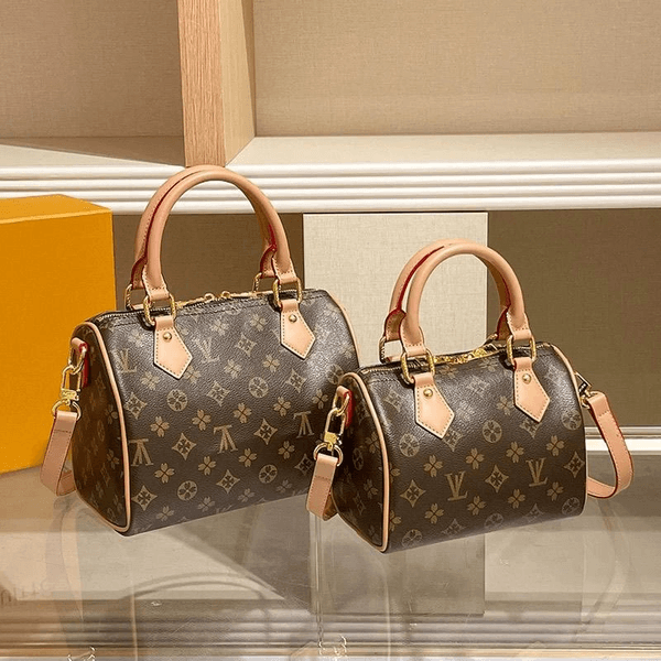 Women Luxury Designer bag Genuine Leather Shoulder Bag Quick Purse Boston Tote Mini Pillow Handbag Womens Crossbody Messenger Bag Classic Floral make bag