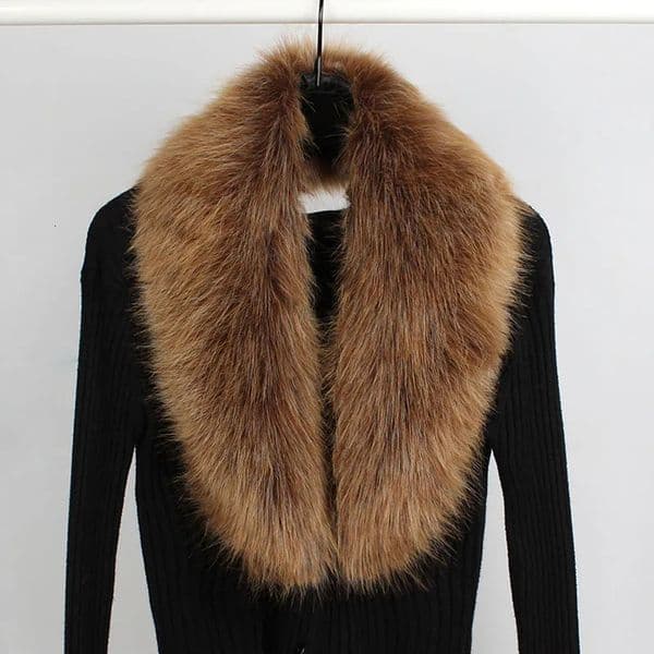 Faux Fox Fur Collar Fashion Fur Trim For Hood Winter Warm Furry Strips Fake Fur Collar Scarf For Down Coat Decor Shawl Scarves 251201