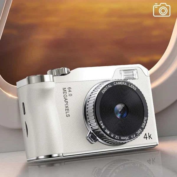 4K Digital CCD Camera 24 Inches Sn 64Million Pixels Camcorder 16x Zoom For Students Beginner Photography Long Battery LifeXJ251203