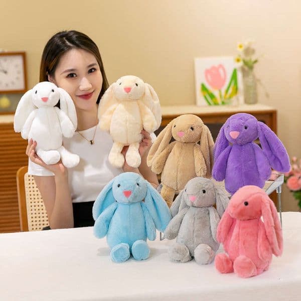Foreign Trade Cute Little Plush Toy Easter Bunny Plushie 8inch Claw Machine Doll Wholesale