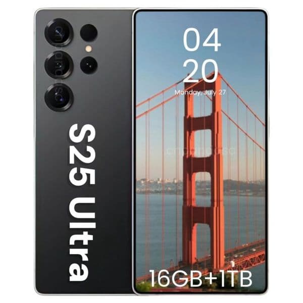 S25 Ultra S24 Phone 5G Smartphone Face recognition Unlock 6.8-inch HD Full screen video Clear display 20MP camera GPS 512GB 256GB phone storage Multiple