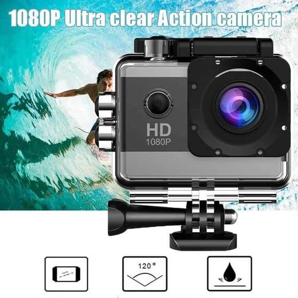 Action Camera 1080P/30FPS 20 In IPS Sn 170 Underwater Waterproof Video Recording Sports Cameras Outdoor Digital Cam Y251203
