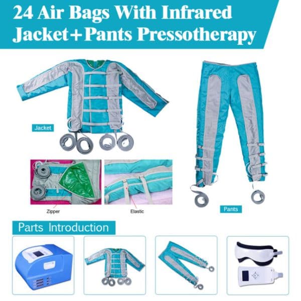 Pressotherapy Slimming Infrared Sauna Ems Electric Muscle Stimulation Lymph Drainage Body Machine Pressotherapy Massage Equipment 4 In 1 351
