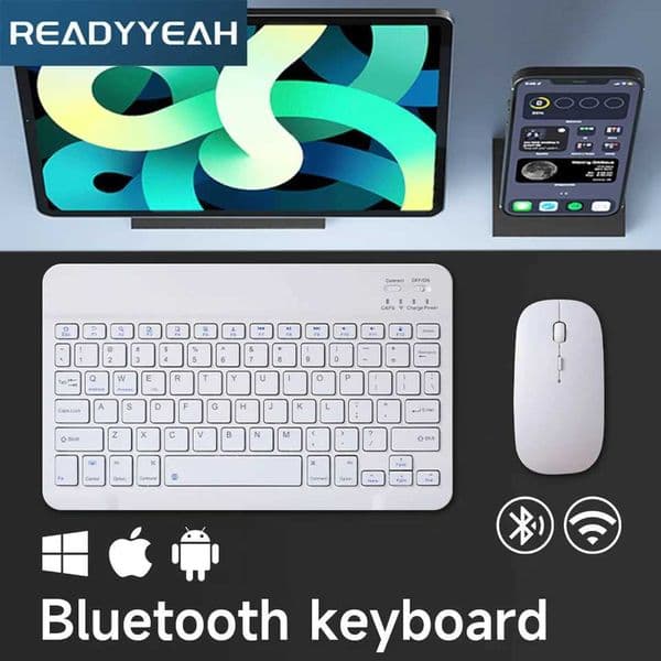 Keyboard for IOS Android Windows for iPad Keyboard Air Mini Pro Wireless Keyboard Mouse for Tablet H251202