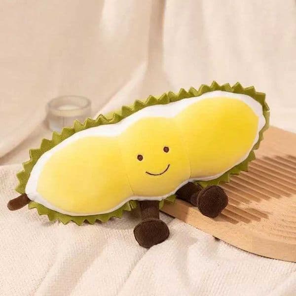 new simulation durian watermelon cantaloupe stuffed plush toy cartoon anime cute childrens birthday gift fun doll Y251203