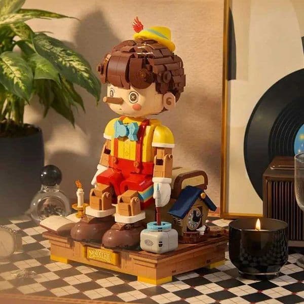 2026 New New Building Blocks Classic Fairy T Long Nose Doll Puppet Model Bricks Desktop Deco Kids Educational DIY Toys Gifts Toys