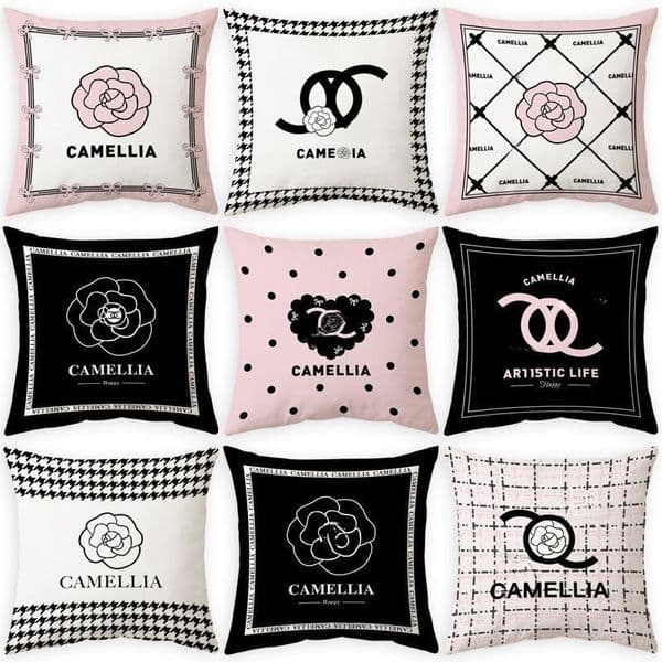Light Luxury pillow cover Modern Nordic Black and White Simple Sofa Bedroom Cushion Living Room Pillow home decor Y260520