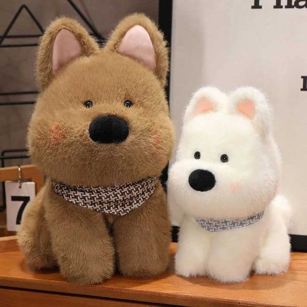 1Pc 25/35/45CM Cute West Highland Plush White Terrier Dolls Stuffed Soft Dog low Kaii Toy for Birthday Xmas C251202 T260527