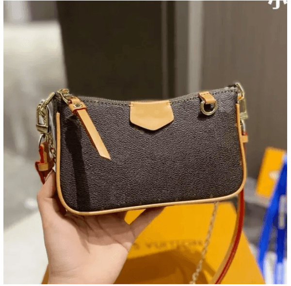 Quality Shoulder Bags Embossed Easy Pouch On Strap Bag Handbag Women Messenger Handbags Chain Shoulder Crossbody Bags Wallets Ripples Tote Pochette 666