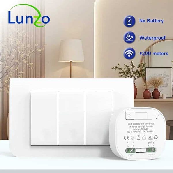 Tuya Smart Home Product RF433 1/2/3Gang Wall Panel Switch Wireless Smart Remote Control s For Light X251203