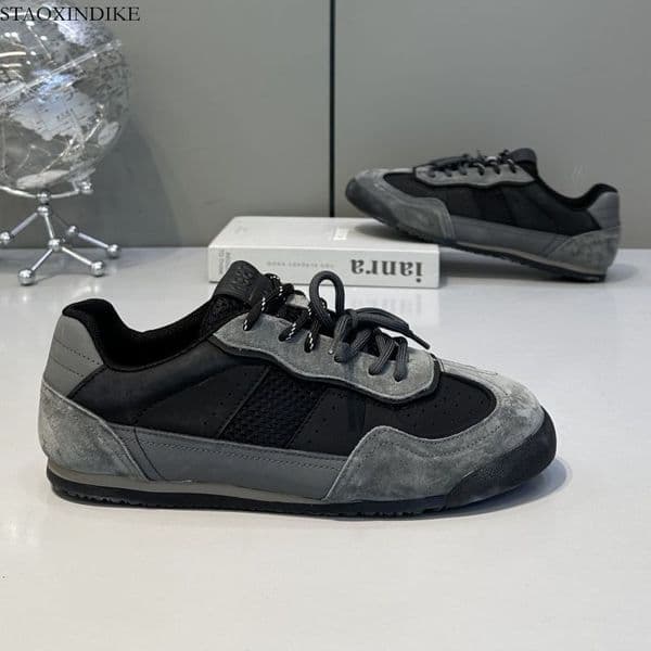 STAOXINDIKE Dexun Shoes Men 2025 New Soft Sole Breathable Forrest Gump Shoes Men Lace-up Low-top Men's Shoes Versatile Casual Sports Shoes