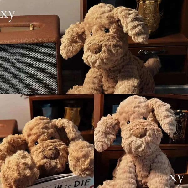 Dolls jellys Fuddlewuddle Puppy Plush Children's plush toys 2 Wave haired Soft Toy dog body pillow Cute Soothing the Doll GiftsJelly Cat