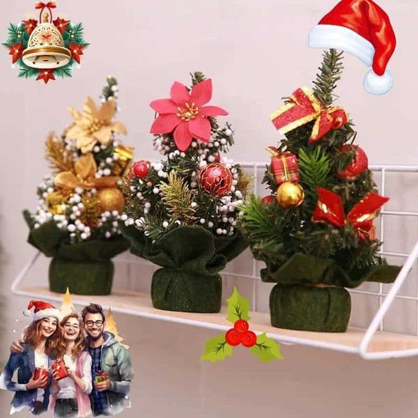 Christmas Tree He Bedro Party Decorations 2025 Artificial Christmas Tree Children DIY Handicraft 2026 New Year Gift H251204