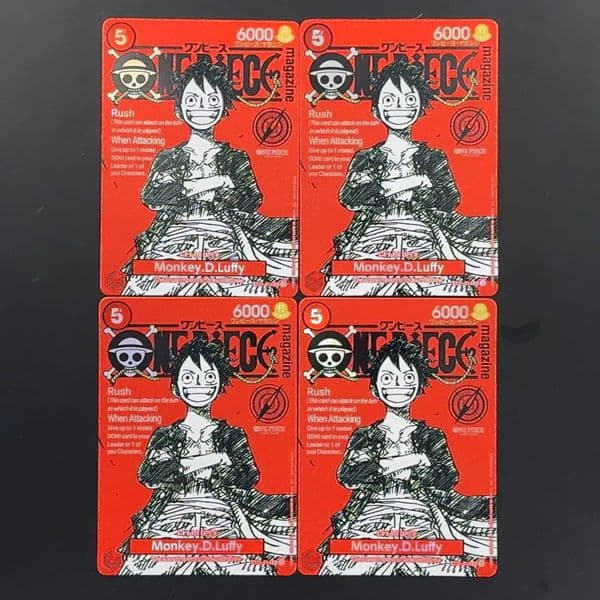 Piece English Magazine character card ST21-014 Textured Foil Card Collectible Cards L260507