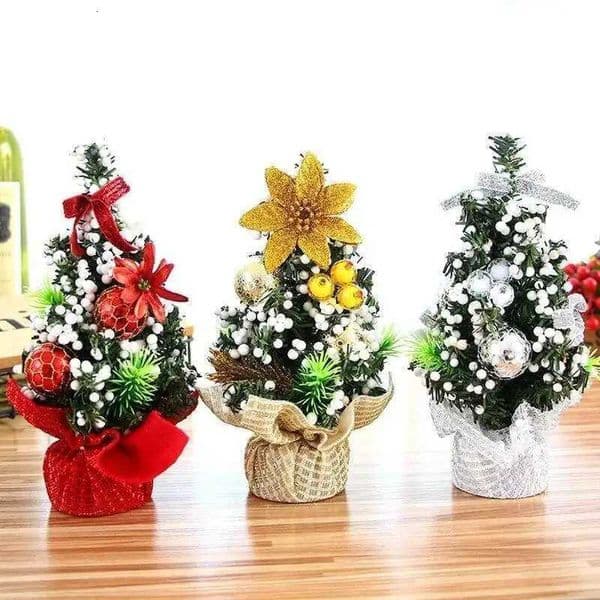 20cm Mini Christmas Tree Christmas Desktop Decoration Christmas Tree Decoration He Christmas Party Decoration Christmas Tree H251204