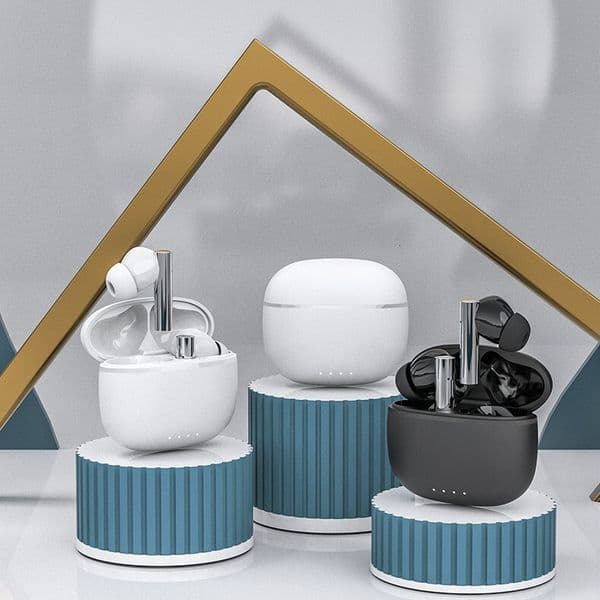 Earphone Electroplated Short Handle Bluetooth Earphones Ultra-long Battery Life HIFI Sound Quality In-ear Sports Noise Reduction free shipping