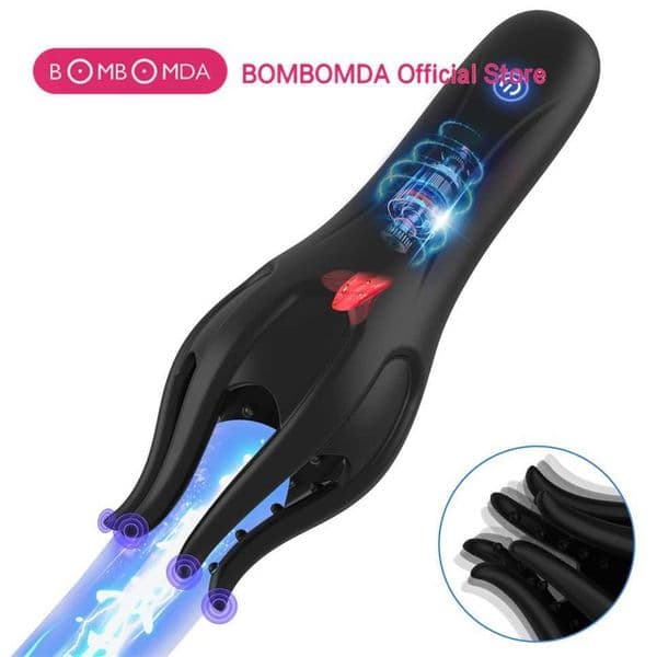 Penis Training Vibrator Male Masturbator Glans Stimulator Sex Toy for Ejaculation Delay Training Male Masturbator Adult Sex Toys Z0008