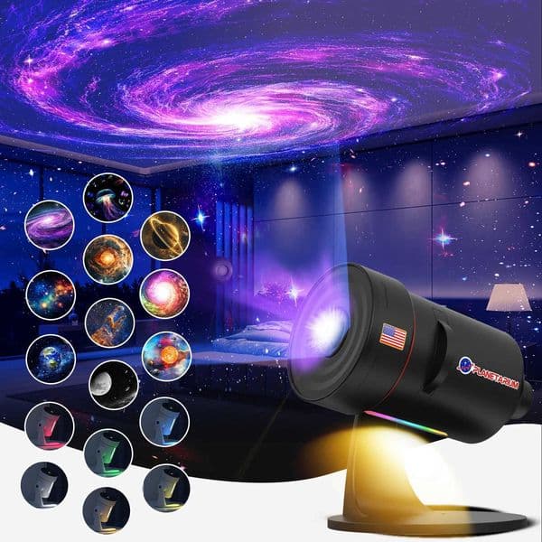 Star telescope galaxy luminous projector 360 rotating planet lamp bedroom Valentines Day gift X251205