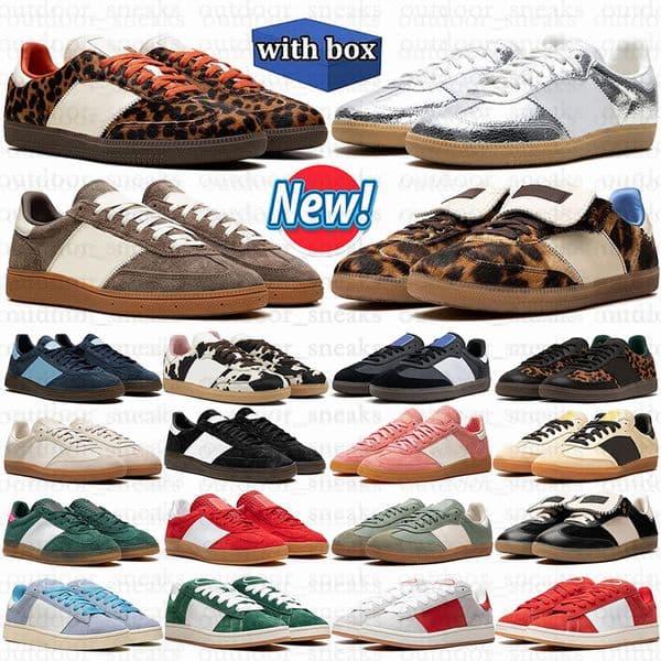 with box Sandals free shipping shoe designer vegan og sneakers casual shoes Black White Gum Nylon Silver leather Red cream orange trainers outdoor sport sneaker