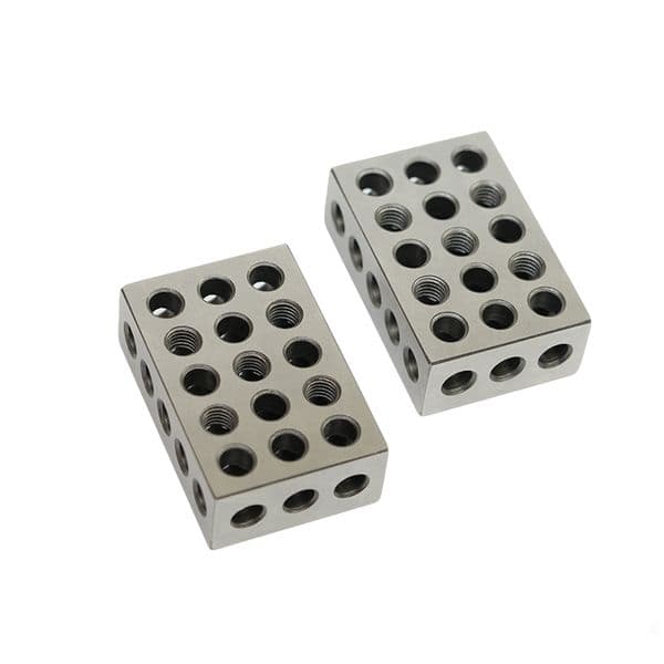 23 hole 25-50-75 cushion block, high-precision metric parallel pads